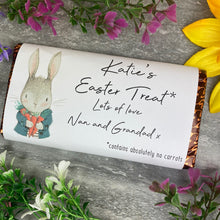 Load image into Gallery viewer, Easter Rabbit Personalised Chocolate Bar-The Persnickety Co