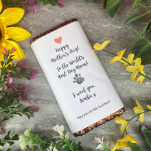 Load image into Gallery viewer, Best Dog Mum Mothers Day Personalised Chocolate Bar-The Persnickety Co