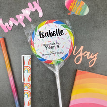 Load image into Gallery viewer, Personalised Good Luck In School Year Giant Lollipop