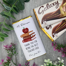 Load image into Gallery viewer, Teacher Chocolate Bar- Best Teacher Ever