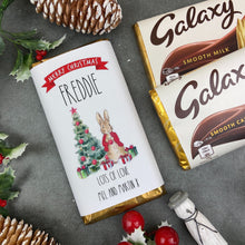 Load image into Gallery viewer, Christmas Rabbit Chocolate Bar