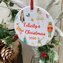 Load image into Gallery viewer, Nutcracker Babies 1st Christmas Hanging Decoration-2-The Persnickety Co