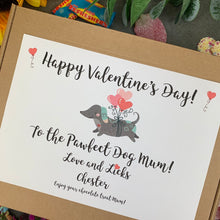 Load image into Gallery viewer, Personalised Pawfect Dog Dad/Mum Valentines Sweet Box