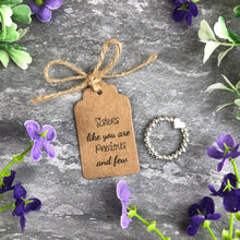 Load image into Gallery viewer, Sisters Like You Are Precious & Few Stretch Ring-4-The Persnickety Co