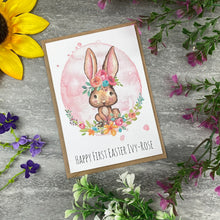 Load image into Gallery viewer, Cute Rabbit Happy First Easter Card