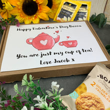 Load image into Gallery viewer, My Cup of Tea Personalised Valentines Day Gift Box