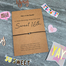 Load image into Gallery viewer, Sweet 16th Wish Bracelet-3-The Persnickety Co