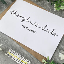 Load image into Gallery viewer, Personalised Wedding Day Card-4-The Persnickety Co