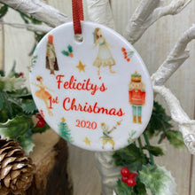 Load image into Gallery viewer, Nutcracker Babies 1st Christmas Hanging Decoration-3-The Persnickety Co