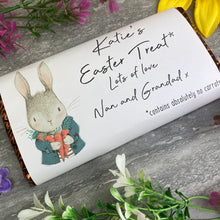 Load image into Gallery viewer, Easter Rabbit Personalised Chocolate Bar