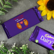 Load image into Gallery viewer, Human Bean Valentines Gift - Personalised Cadburys Chocolate Bar