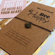 Load image into Gallery viewer, Bee Happy Wish Bracelet!-2-The Persnickety Co
