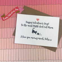 Load image into Gallery viewer, Happy Valentine's Day To The Most PURR-fect Cat Mum/Dad!-The Persnickety Co