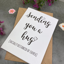 Load image into Gallery viewer, Sending You A Hug (Socially Distanced Of Course) Card-3-The Persnickety Co