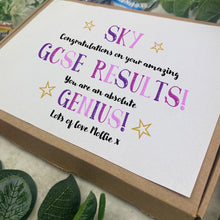 Load image into Gallery viewer, Exam Congratulaions - GCSE Chocolate Box