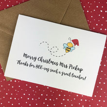 Load image into Gallery viewer, Merry Christmas Teacher Card-10-The Persnickety Co