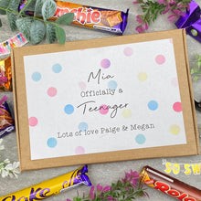Load image into Gallery viewer, Officially A Teenager - Personalised Chocolate Box-The Persnickety Co