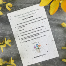 Load image into Gallery viewer, Teacher Gift, Teacher Wish Bracelet, Teaching Assistant Wish Bracelet, Wish Bracelet, Charm Bracelet, Plantable Seed Card,