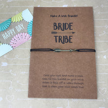 Load image into Gallery viewer, Bride Tribe Arrow Wish Bracelet-4-The Persnickety Co
