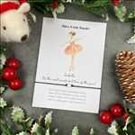 Load image into Gallery viewer, Nutcracker Christmas Ballerina Wish Bracelet, Merry Christmas Charm Bracelet
