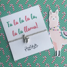 Load image into Gallery viewer, Fa la la la la la la llama Bracelet-8-The Persnickety Co