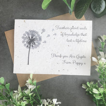 Load image into Gallery viewer, Teachers Plant Seeds Of Knowledge Card-The Persnickety Co