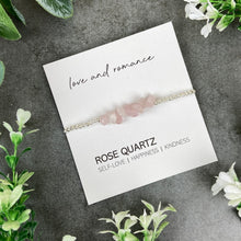 Load image into Gallery viewer, Rose Quartz Beaded Bracelet