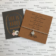 Load image into Gallery viewer, Beaded Charm Bracelet - Behind You All Your Memories-2-The Persnickety Co