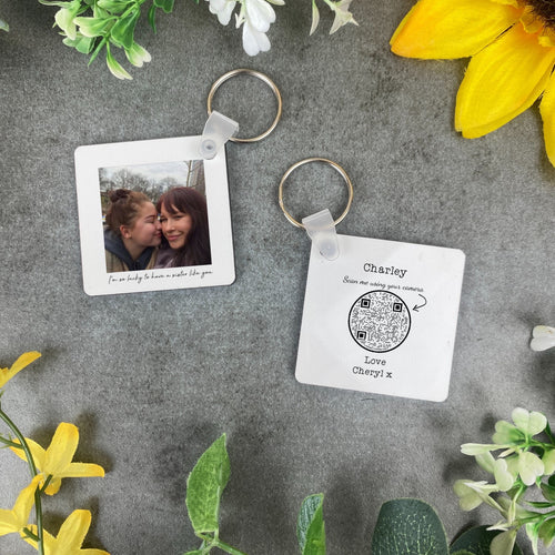 QR Keyring Sister Keepsake-The Persnickety Co