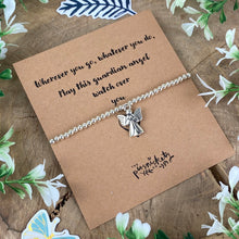 Load image into Gallery viewer, Wherever You Go Guardian Angel Beaded Bracelet-2-The Persnickety Co