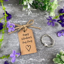 Load image into Gallery viewer, Happy Valentine's Day Stretch Ring-7-The Persnickety Co