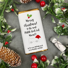 Load image into Gallery viewer, Merry Christmas Purrfect Cat Mum - Christmas Chocolate Bar