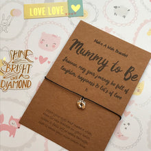 Load image into Gallery viewer, Mummy To Be Make a Wish Bracelet - Personalised-9-The Persnickety Co
