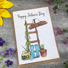 Load image into Gallery viewer, Fathers Day Garden Plantable Seed Card