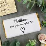 Load image into Gallery viewer, Thank You For Being My Best Man Heart Chocolate Bar
