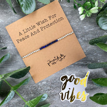 Load image into Gallery viewer, A Little Wish For Peace And Protection Beaded Bracelet-The Persnickety Co