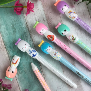 Japanese Doll Gel Pen-8-The Persnickety Co