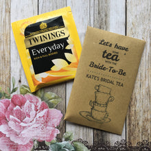 Load image into Gallery viewer, Let&#39;s Have Some Tea With The Bride To Be 12 x Tea Favours-2-The Persnickety Co
