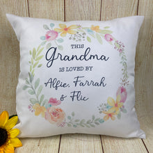 Load image into Gallery viewer, Personalised Grandma Cushion