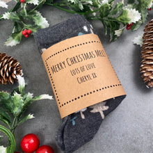 Load image into Gallery viewer, Merry Christmas Fox Woodland Christmas Socks-The Persnickety Co
