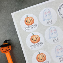 Load image into Gallery viewer, 24 Halloween Stickers
