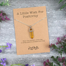 Load image into Gallery viewer, Crystal Necklace  - A Little Wish For Positivity