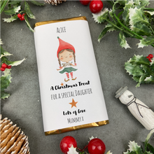 Load image into Gallery viewer, Daughter Christmas Gift - Personalised Chocolate Bar
