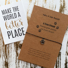 Load image into Gallery viewer, A True Friend Leaves Paw Prints On Your Heart-The Persnickety Co