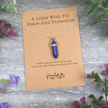 Load image into Gallery viewer, Crystal Necklace  - A Little Wish For Peace And Protection