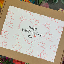 Load image into Gallery viewer, Personalised Heart Valentines Day Sweet Box