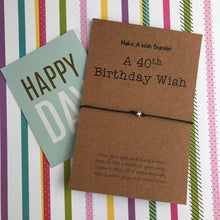 Load image into Gallery viewer, A 40th Birthday Wish - Star-6-The Persnickety Co