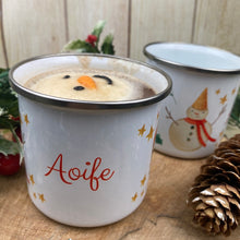 Load image into Gallery viewer, Elf Girl Personalised Enamel Mug
