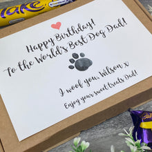 Load image into Gallery viewer, Happy Birthday Dog Dad / Mum - Personalised Chocolate Box-6-The Persnickety Co
