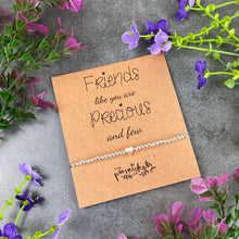 Load image into Gallery viewer, Friends Like You Are Precious And Few Beaded Bracelet-7-The Persnickety Co